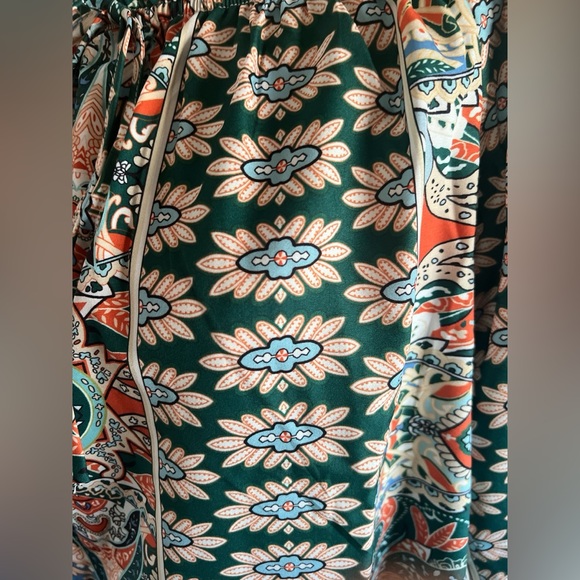 BOHO FLORAL PRINT OFF THE SHOULDER BLOUSE - Picture 5 of 9